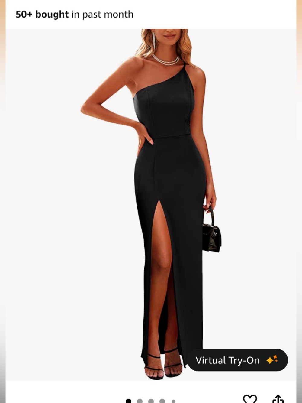 Pretty Garden Black formal dress